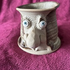 Muggins Ugly Face Mug with Blue Eyes  Made in England June 2007