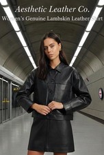 Women’s Black Lambskin