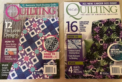 Mccalls quilting magazines lot - quilting,