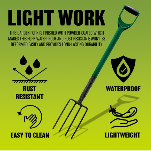 New garden border digging fork - border,