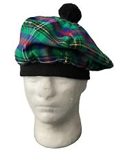 The wood clan  Tartan shanter tammy hat is a one-size (Art 12)