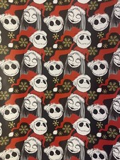 Nightmare Before Christmas Gift Wrapping Paper Roll 3.5m