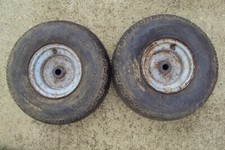 Murray ride on mower front wheels and tyres - will fit some Hayters