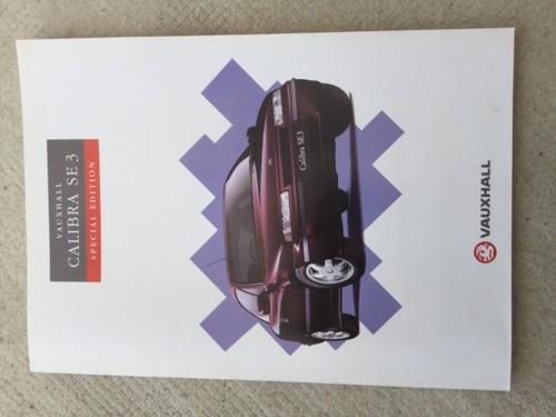 Vauxhall calibra se3 - ,