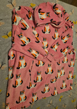 M&S Pink Star Cat Oodie Fleece