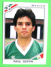 MEXICO 86 - PANINI - #118   RAUL SERVIN - MEXICO