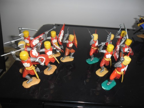 Timpo toys red - red, knights