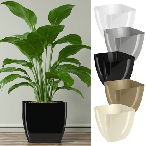 Glossy flower pot planer - glossy,