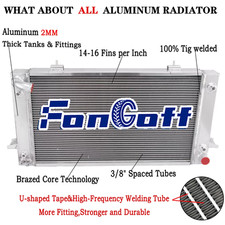 3 Rows Aluminium Radiator Fit