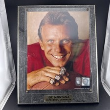 Joe Montana Signed Photo 16x20 Football Autograph Super Bowl 4 Rings - W/COA