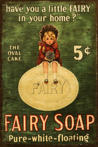 Fairy soap vintage advert - fairy,