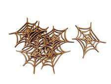 HALLOWEEN SPIDER WEB Wooden
