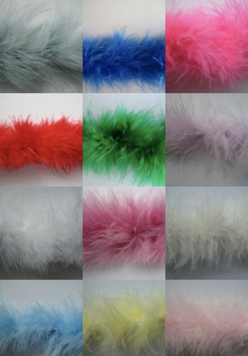 Marabou swansdown feather - swansdown,