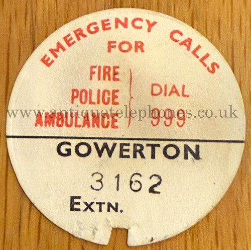 Genuine gpo telephone dial - genuine,