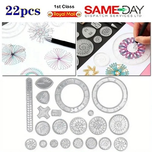 22pcs spirograph design set - 22pcs,