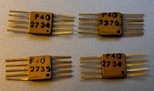 4 Plessey Pin Gold flat pack