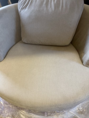 Orca large cream swivel round - cream,