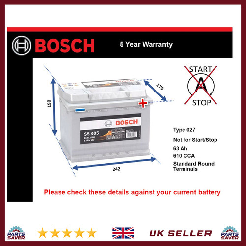 Battery fits jaguar xj12 xj6 - battery,