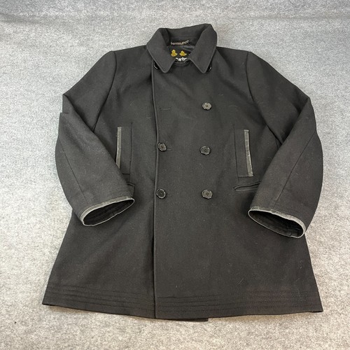 Barbour pea coat mens black - mens, 42