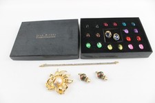 Joan Rivers Jewellery Interchangeable Enamel Gold Tone Signed Branded x 4