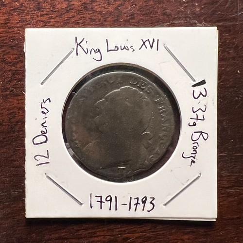King louis xvi deniers - xvi, 12