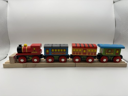 Bigjigs wooden train - train, 4-piece