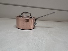 Mauviel 1890 Small Copper Saucepan With Lid - 9cm