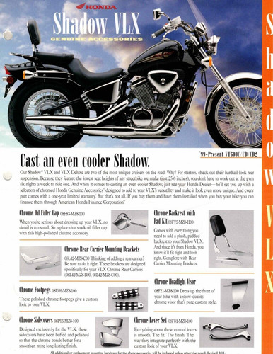 Genuine honda accessories - honda,