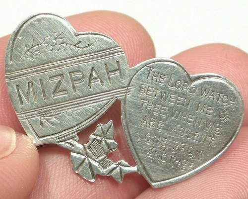 Antique double heart - double,