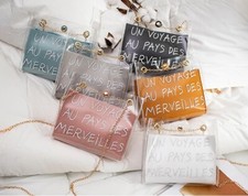 Womens Transparent Jelly Bag