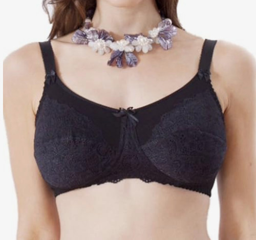 Black mastectomy bra 32d soft - bra,