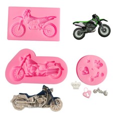 Motor bike silicone mould cake - mould,