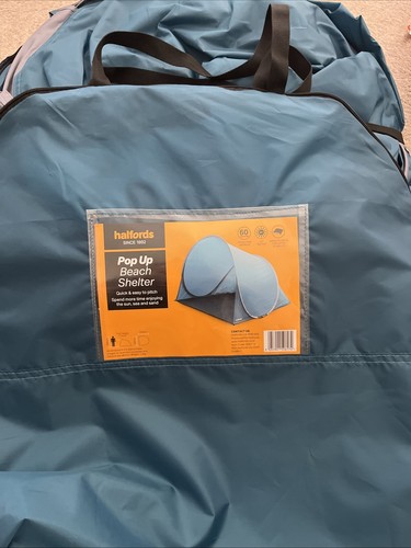 Halfords pop beach shelter - halfords, up