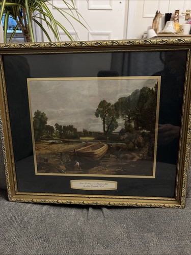 Framed art print boat building - art, boat-building