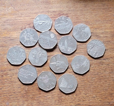 Olympic 50p Collection of Circulated Coins