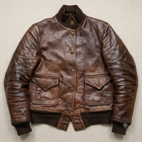 Vintage brown leather - vintage, flight