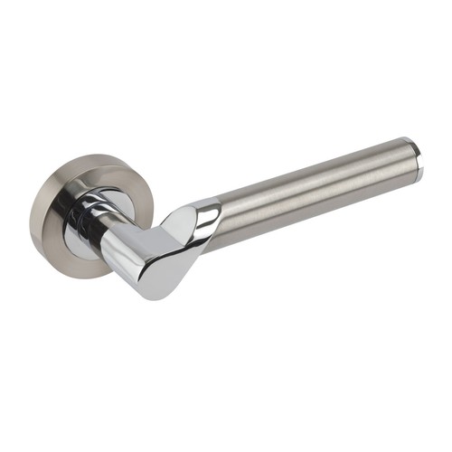 Chrome door handles with - door,