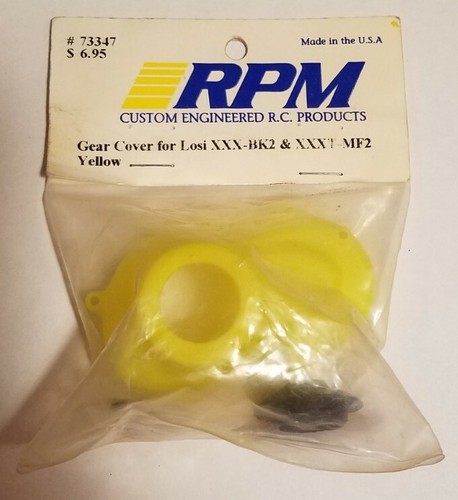 Rpm gear cover - rpm, yellow