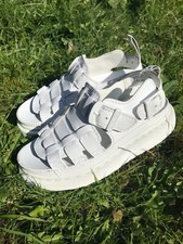 DR. MARTENS Fisherman UK 4 Sandals White 8092 Arc Mono Chunky Platform EU 37