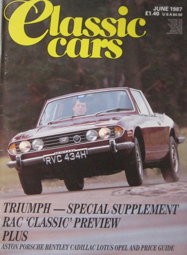 Classic cars magazine - magazine, 06/1987