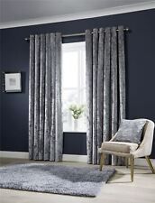 Crushed Velvet Curtains Fully