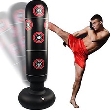Sport Heavy Duty Free Standing Boxing Punch Bag Kick Adults Kids Kickboxing UK