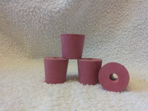 Bored rubber bung fit - rubber,