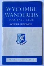 Wycombe Wanderers Football Club Official Handbook 1957/58