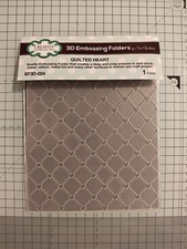 Creative Expressions 3D Embossing Folder, Quilted Heart, Card Making,Craft