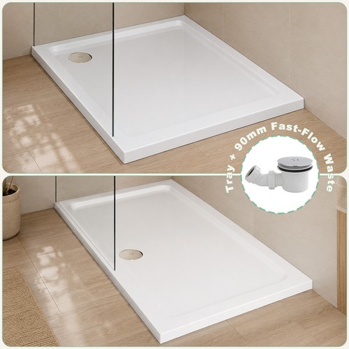Slimline shower tray - shower, 30mm