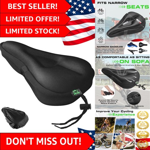 Universal fit gel bike seat - gel,