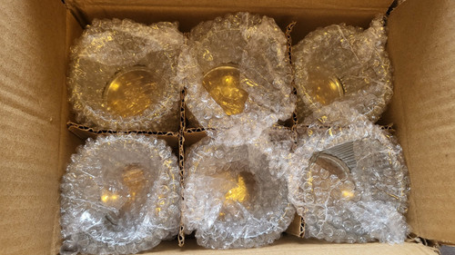 Clear tealight candle holder - tealight, 6