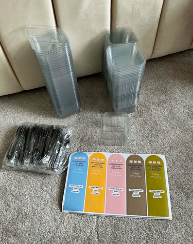Dyuee pack clear square - pack,