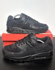 Authentic Nike Air Max 90 Essential Triple Black– UK10 CN8490-003